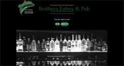 Desktop Screenshot of brotherseaterypub.com